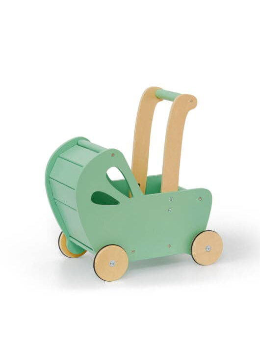 Soft Green Dolls Pram