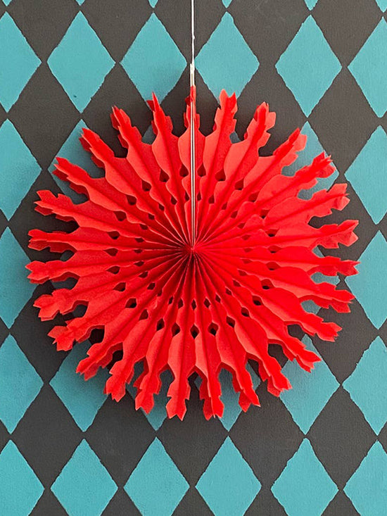 Red Paper Fan