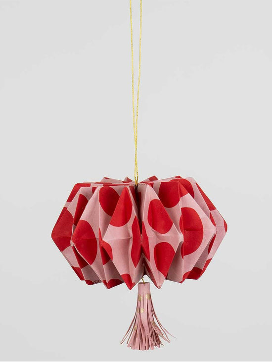 Rose Origami Christmas Decoration