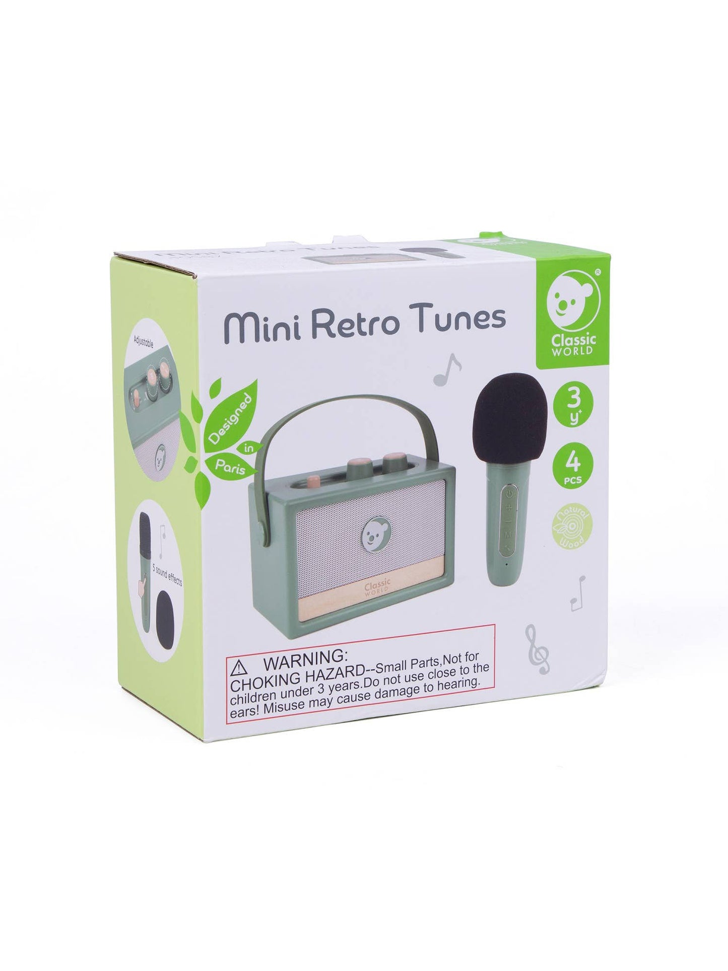 Mini Retro Tunes Musical Bluetooth Speaker