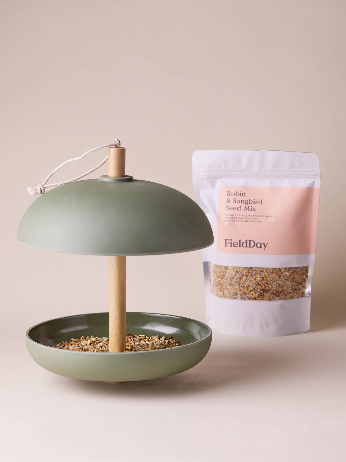 Bamboo Bird Feeder