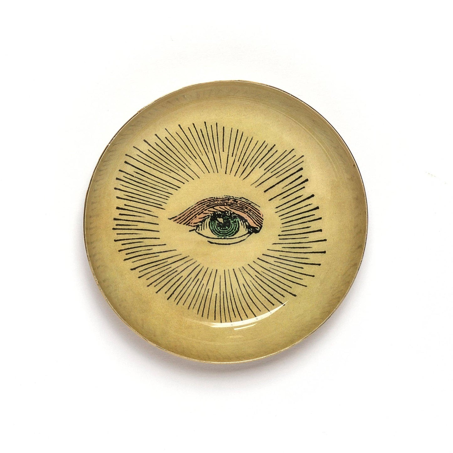 Eye Enamel Printed Tray