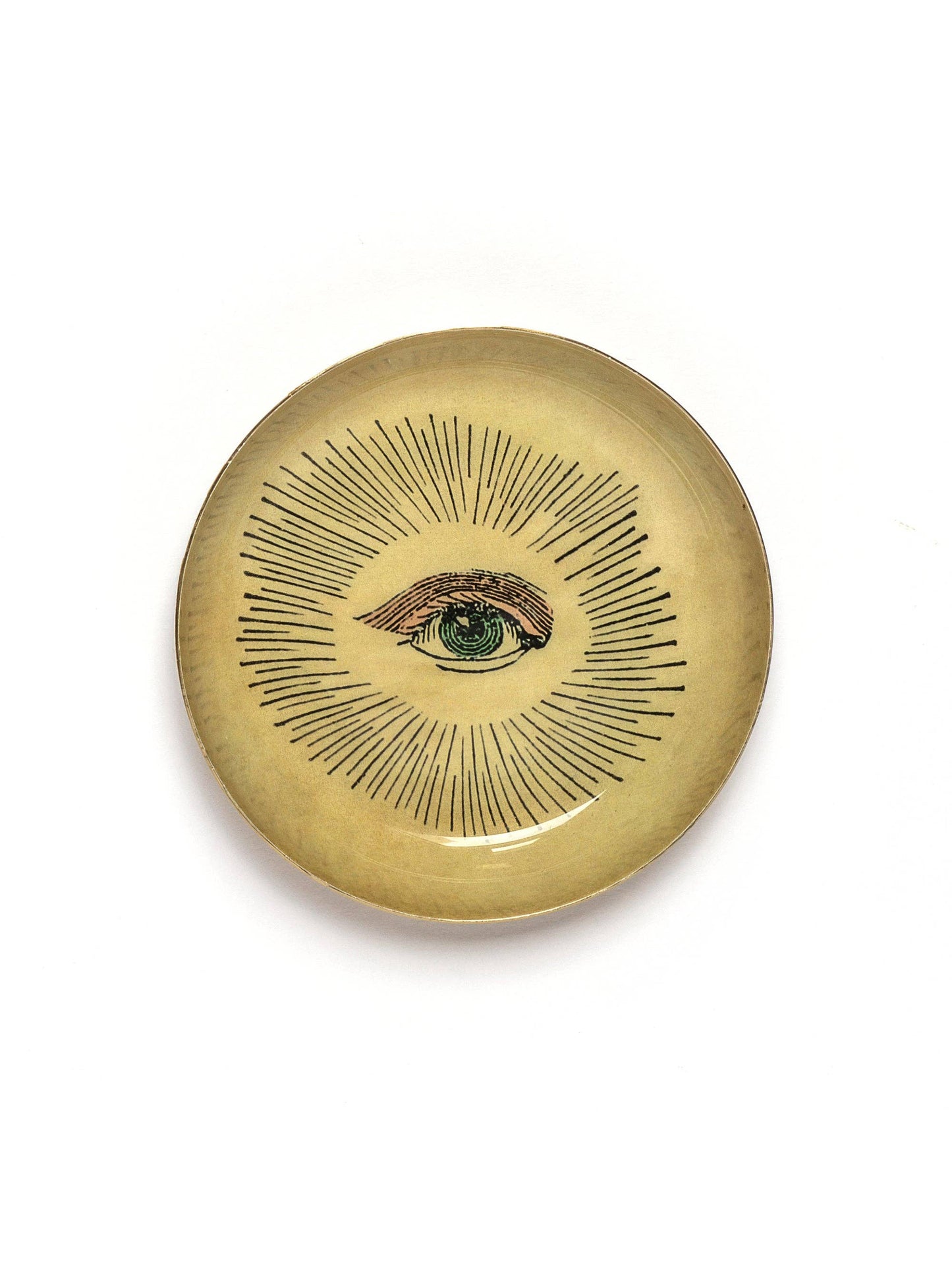 Eye Enamel Printed Tray