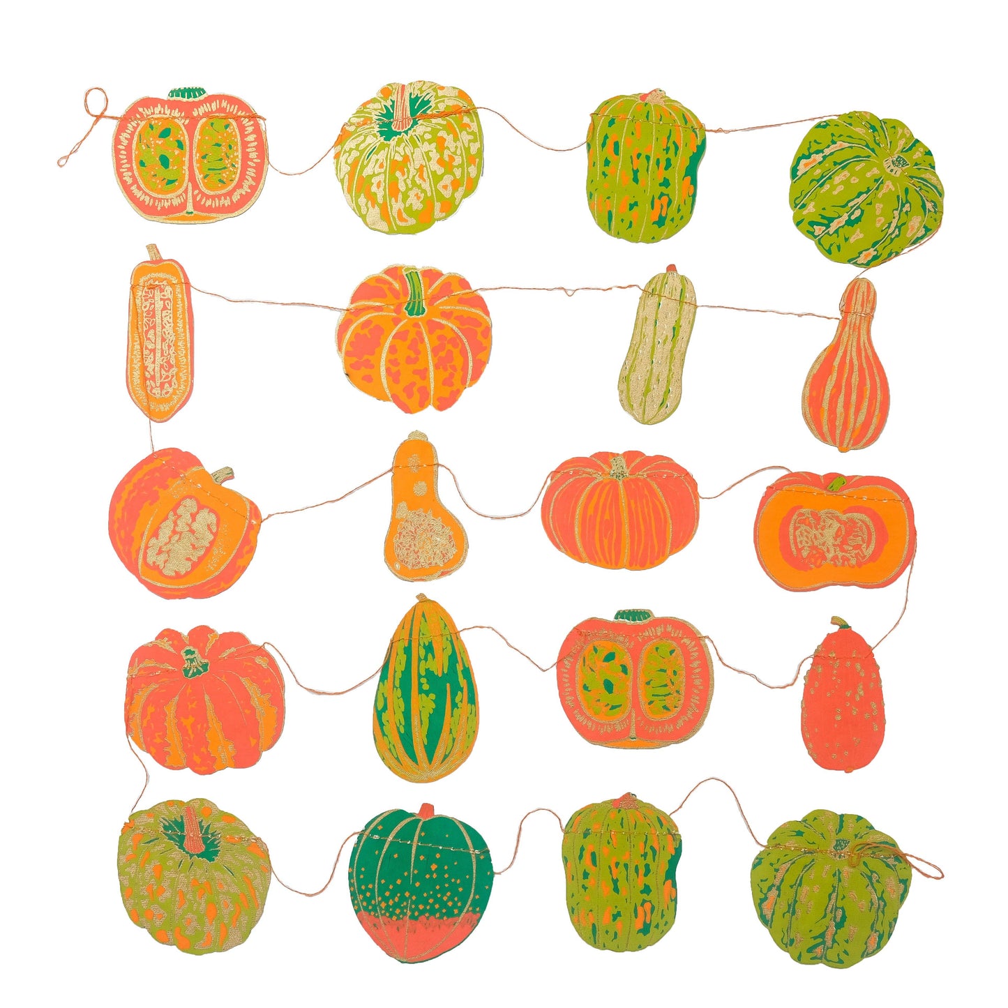 Squashes Sewn Garland