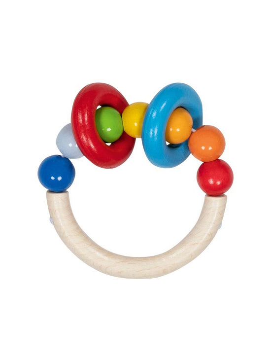 Colourful Half Round Touch Ring