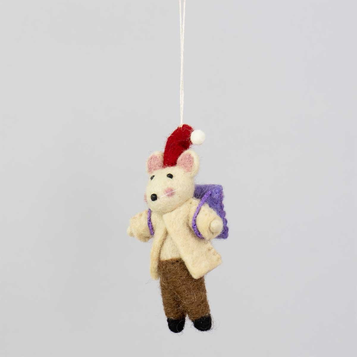 Backpacking Mouse Decoration