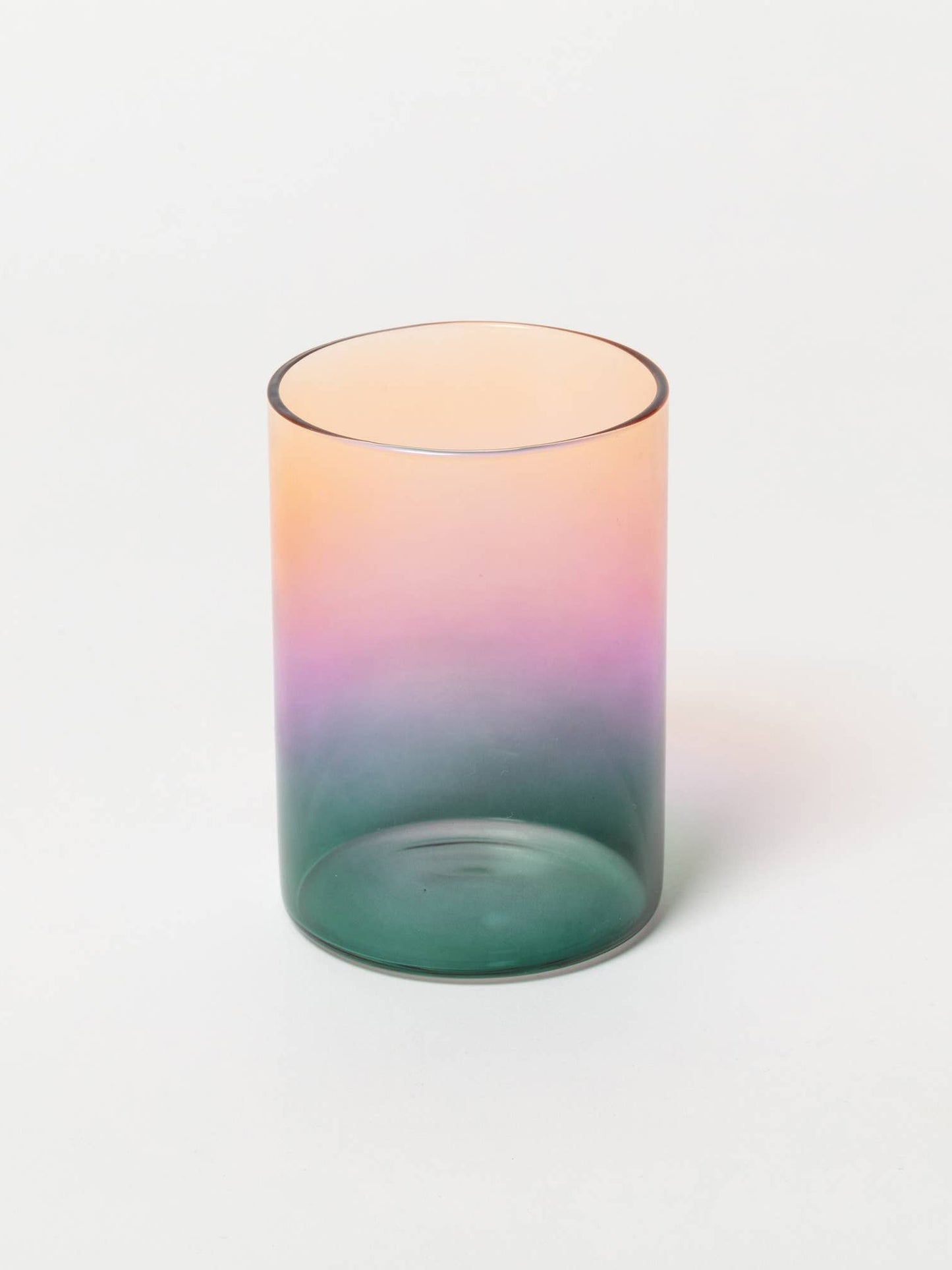 Lilac & Teal Three Tone Gradient Glasses