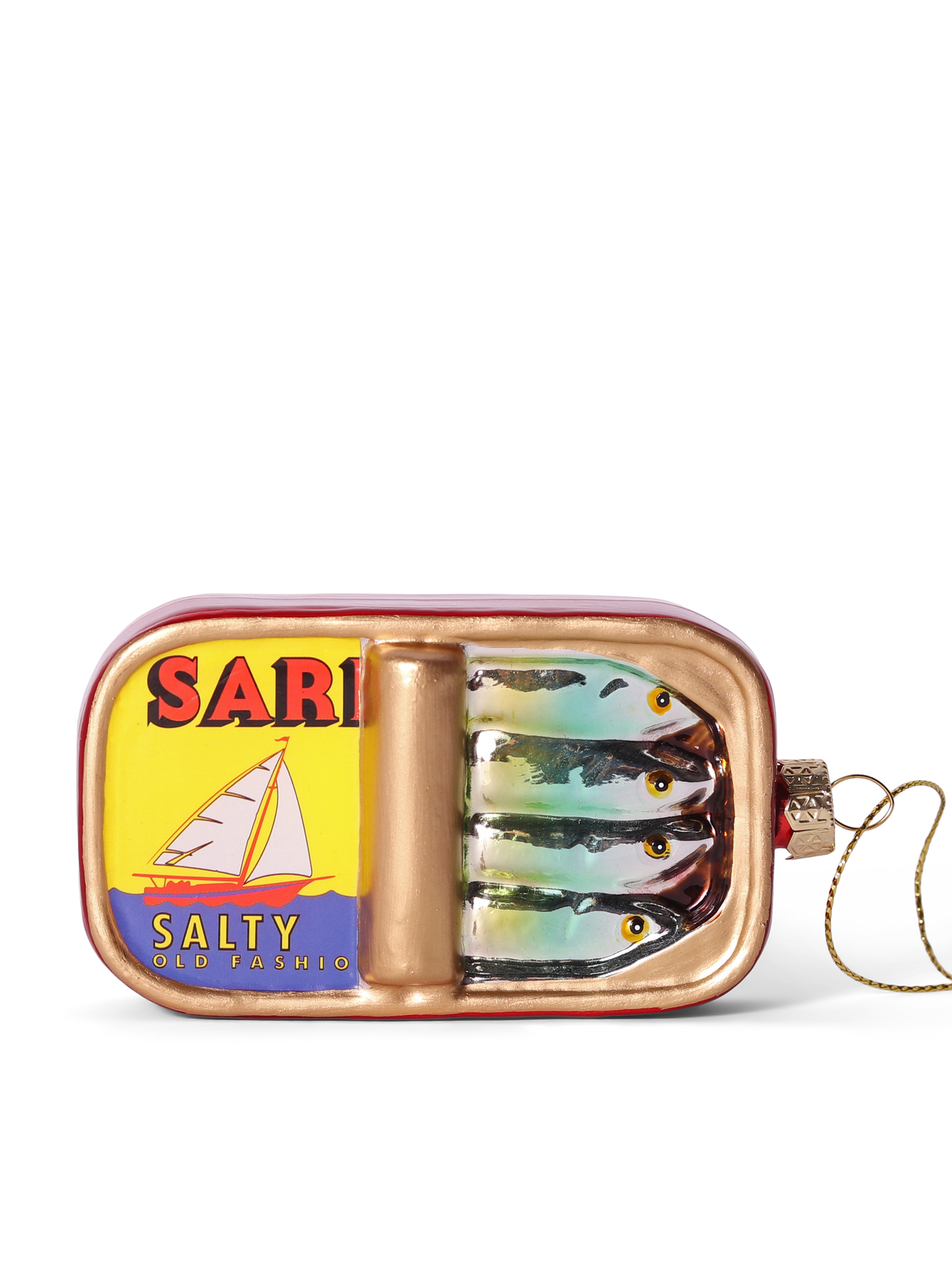 Sardines Can Glass Decoration