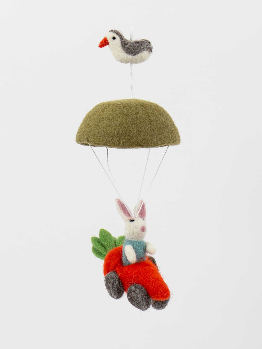 Rabbit with Parachute Mobile