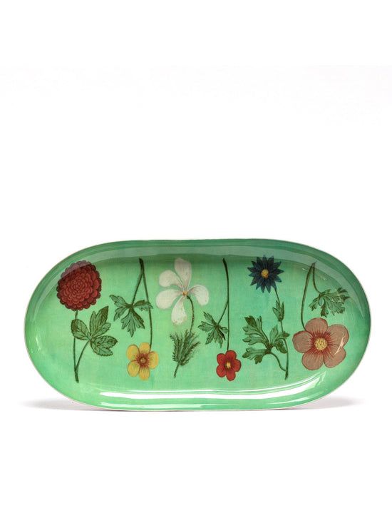 Festival of Flowers Enamel Printed Tray