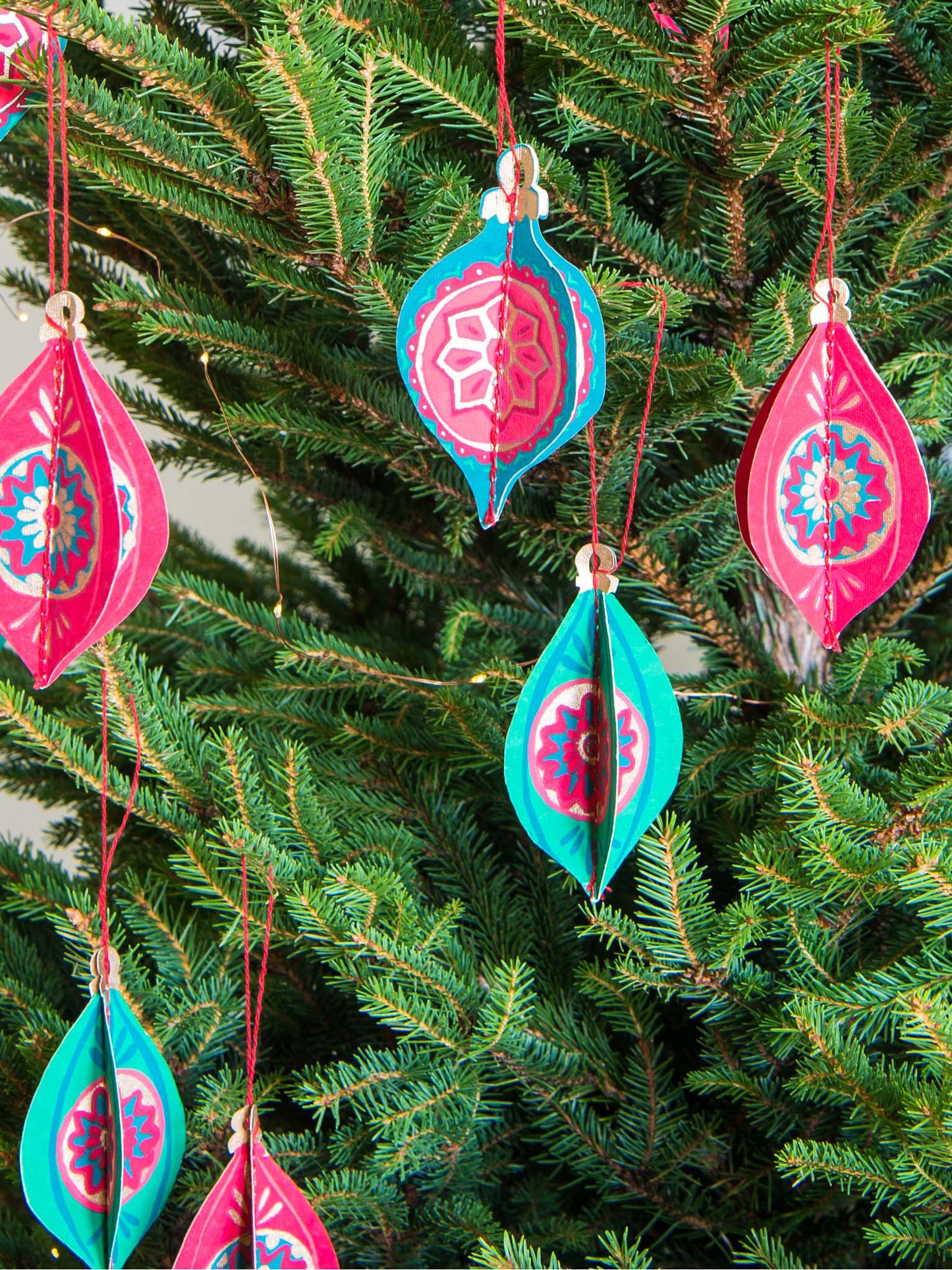 Baubles Paper Ornaments