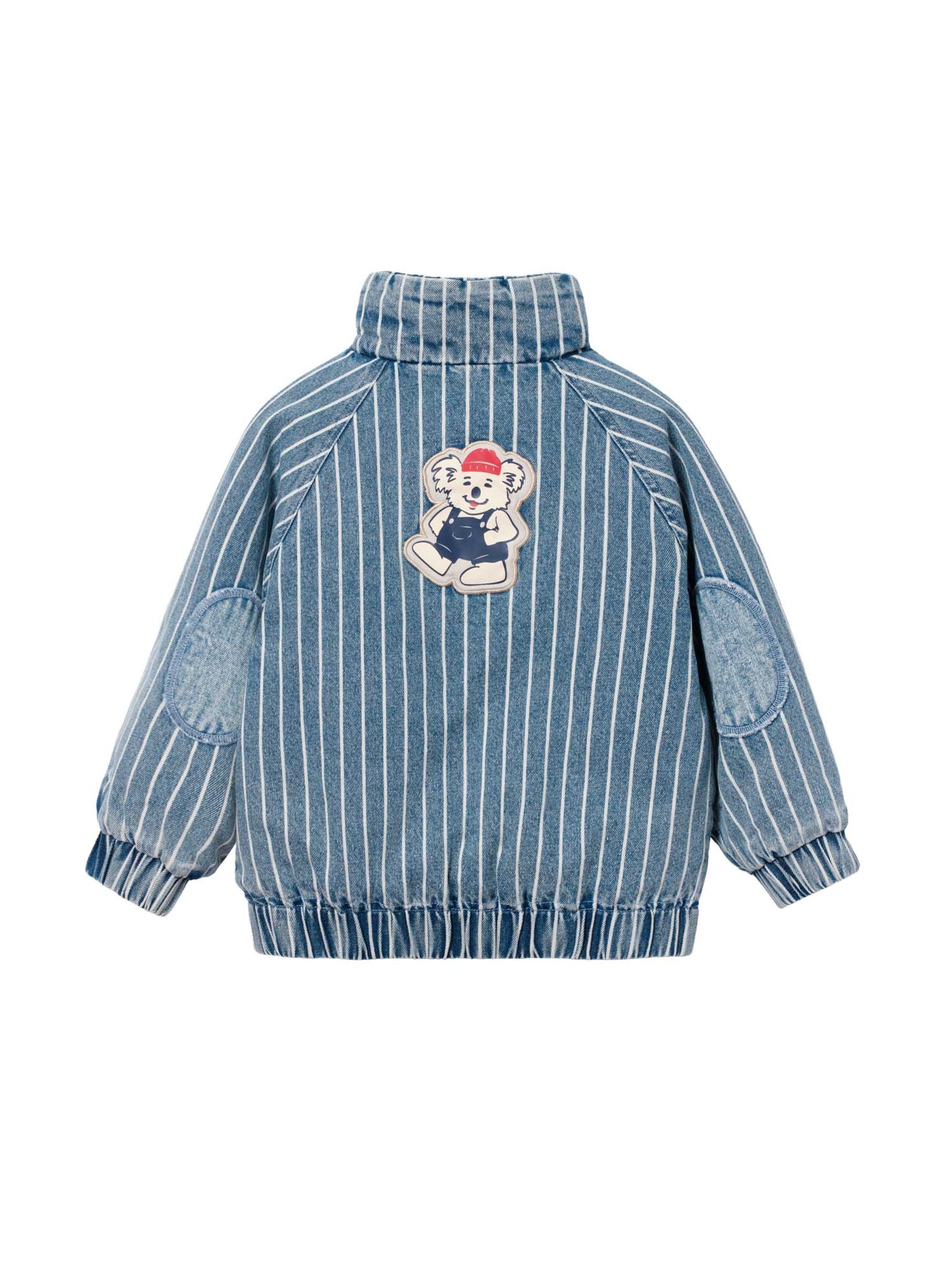Hey Buddy Pinstripe Denim Jacket
