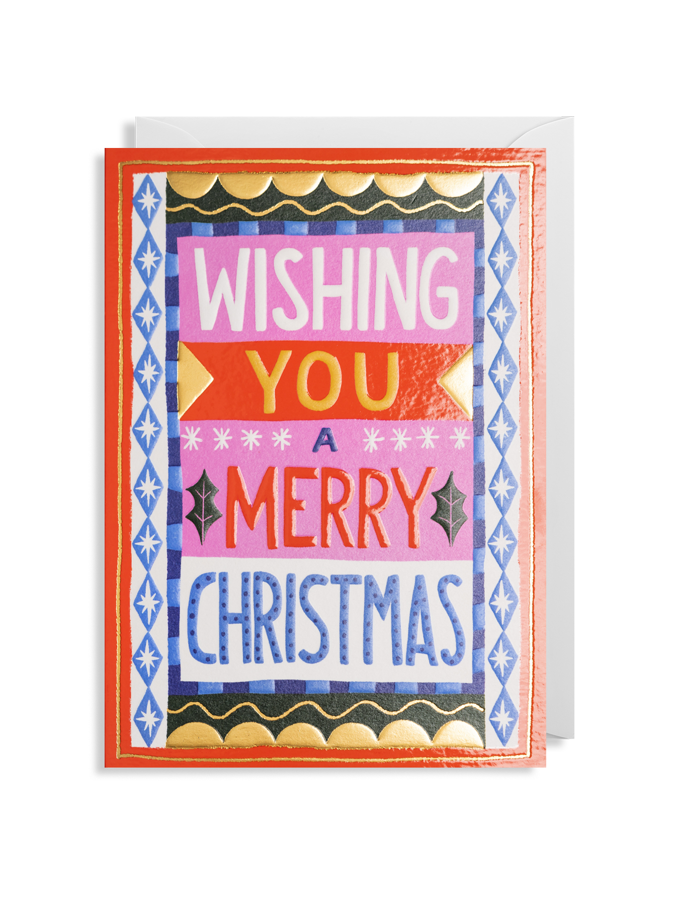 Wishing You a Merry Christmas Card 5 Pack