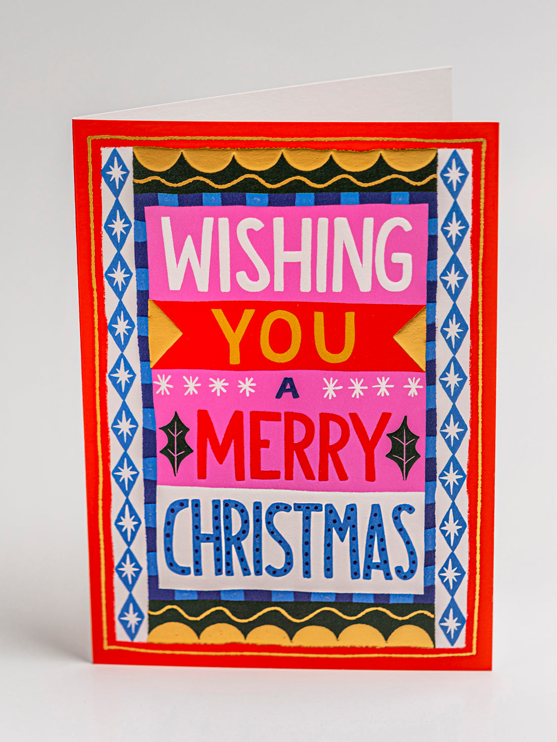 Wishing You a Merry Christmas Card 5 Pack