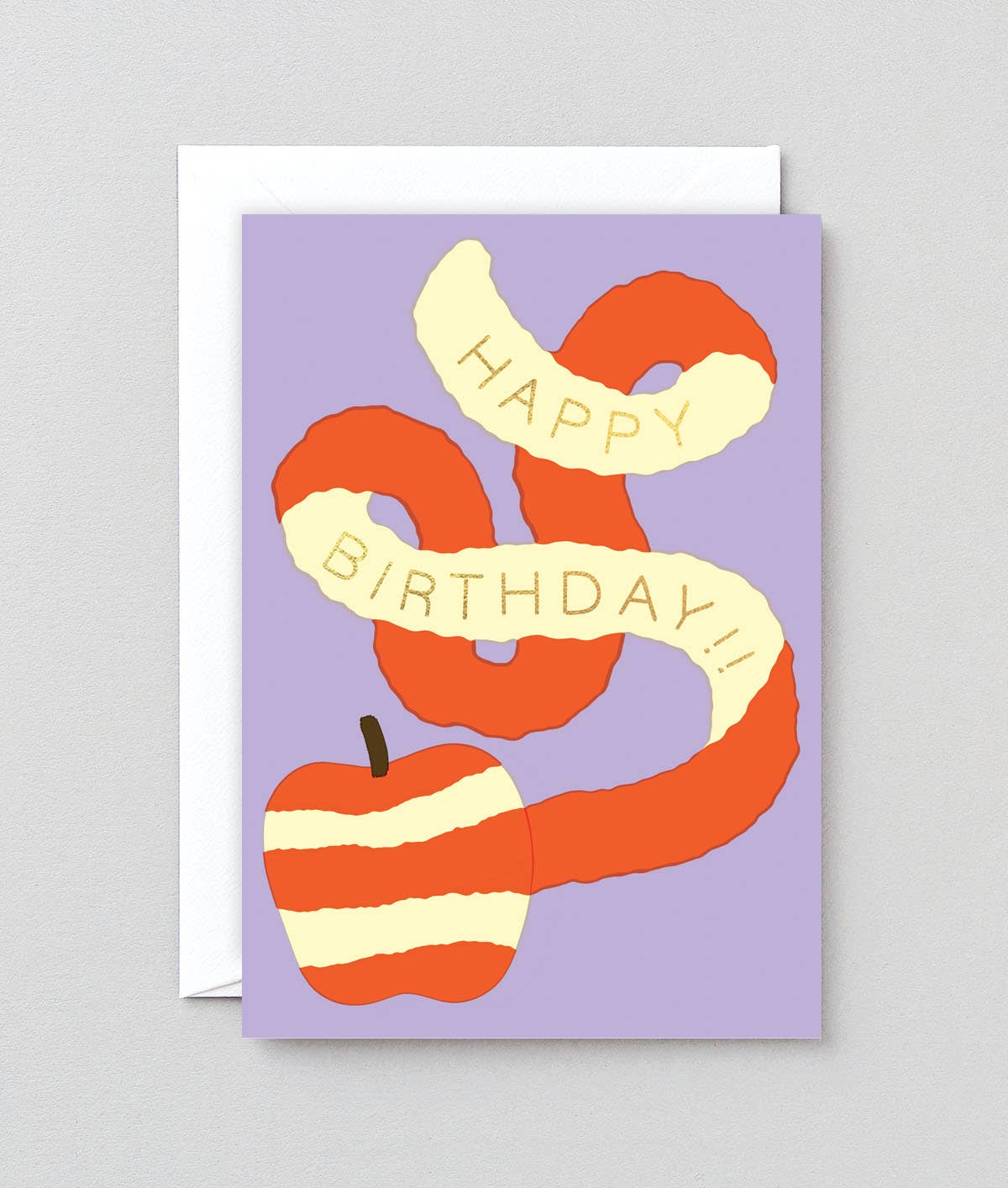 Happy Birthday Apple Greetings Card