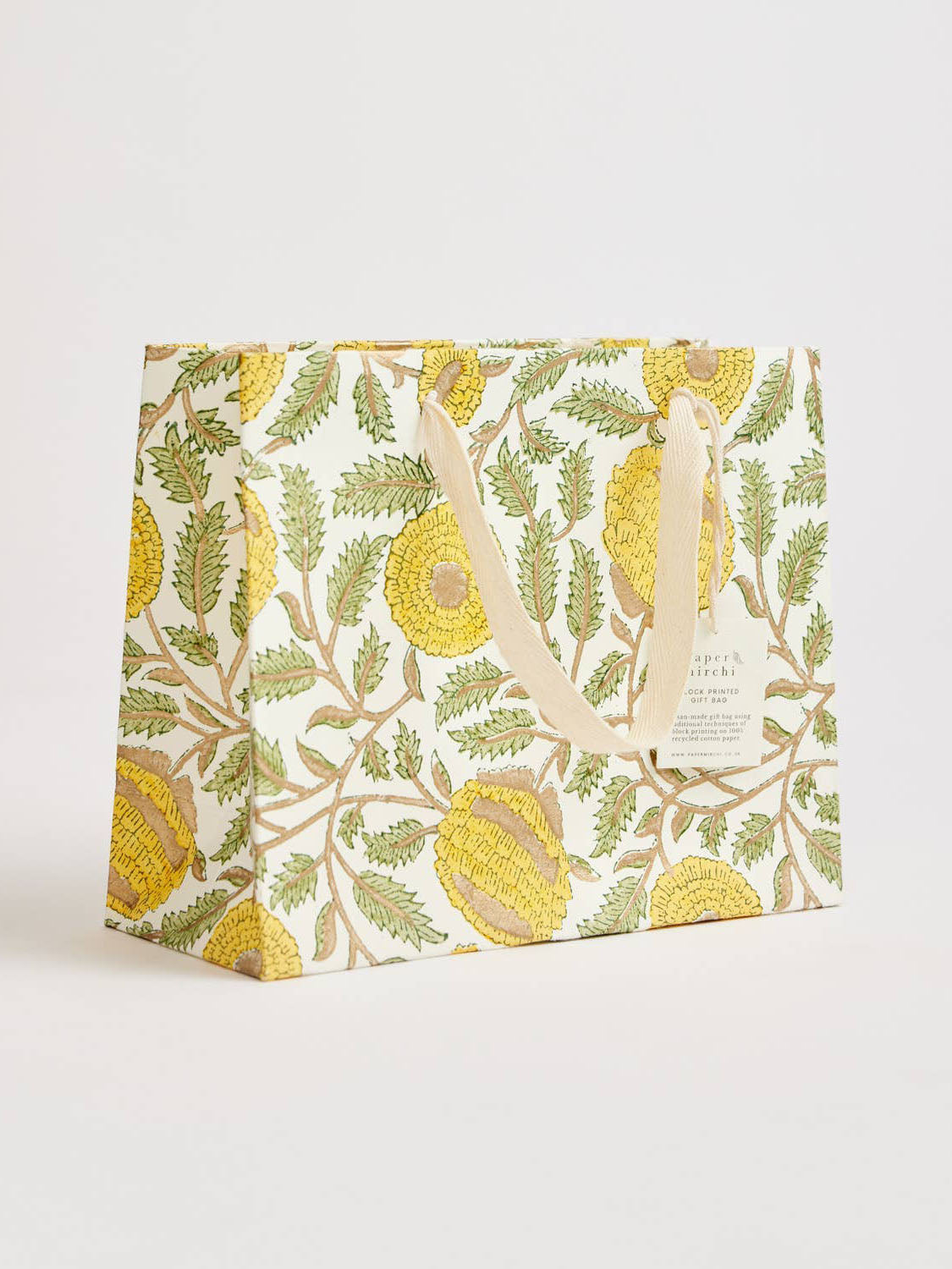 Sunshine Marigold Glitz Gift Bag