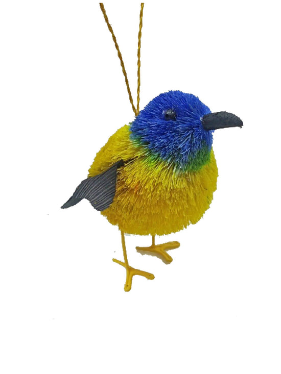 Bluebird Bristle Tree Decoration