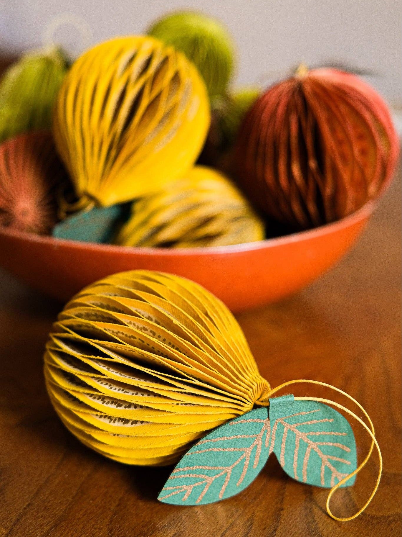 Lemon Honeycomb Ornament