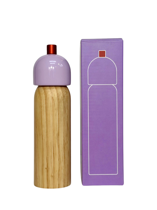 Lilac & Red Medium Salt & Pepper Grinder