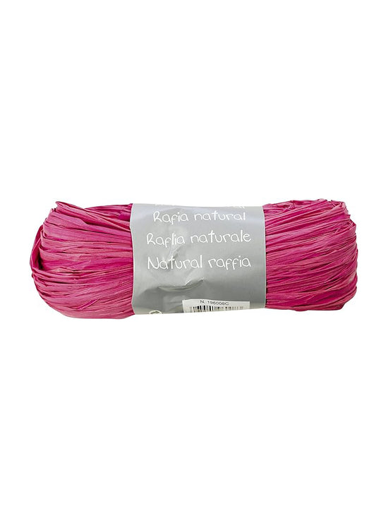 Load image into Gallery viewer, Pink Natural Raffia Ball
