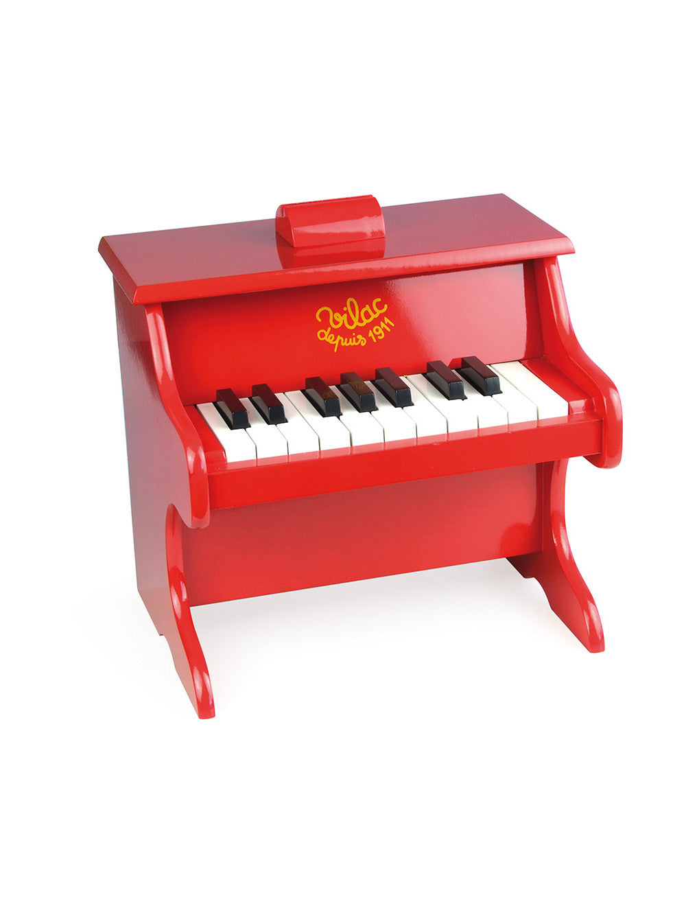 Red store toy piano