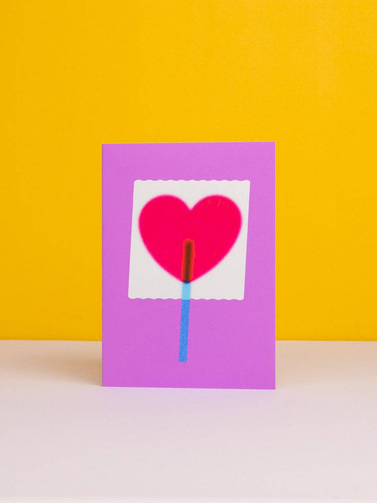 Lollipop Greetings Card