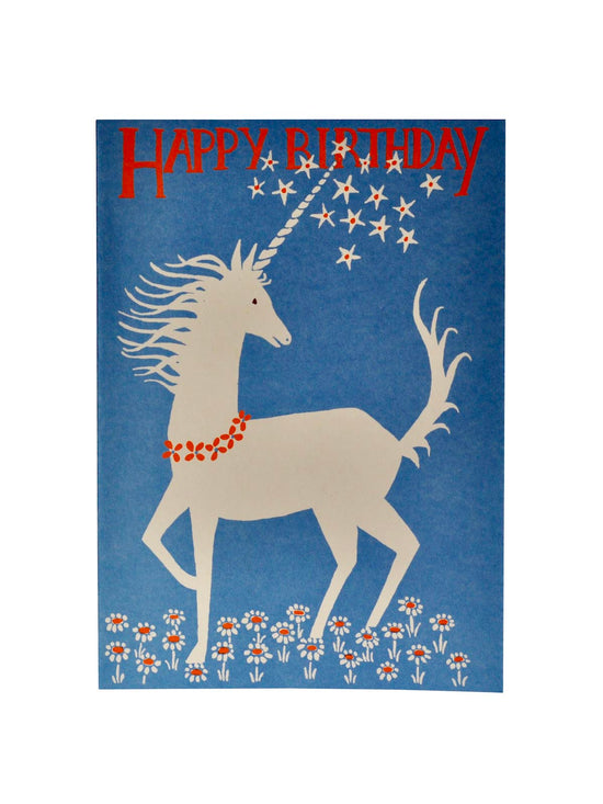 Very Large Happy Birthday Unicorn Card