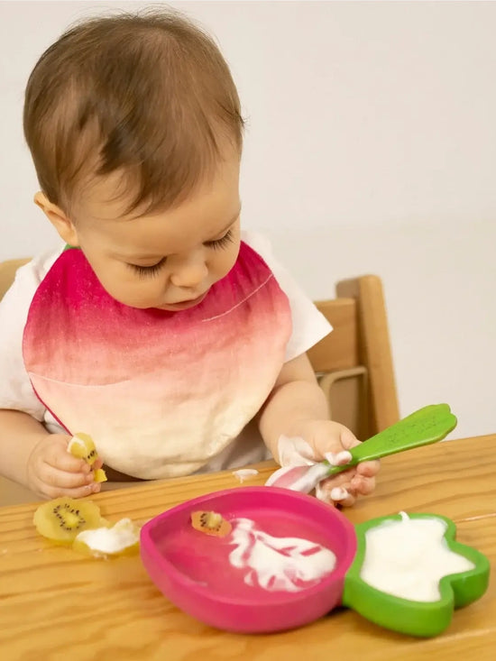 Ramona the Radish Plate & Spoon Set