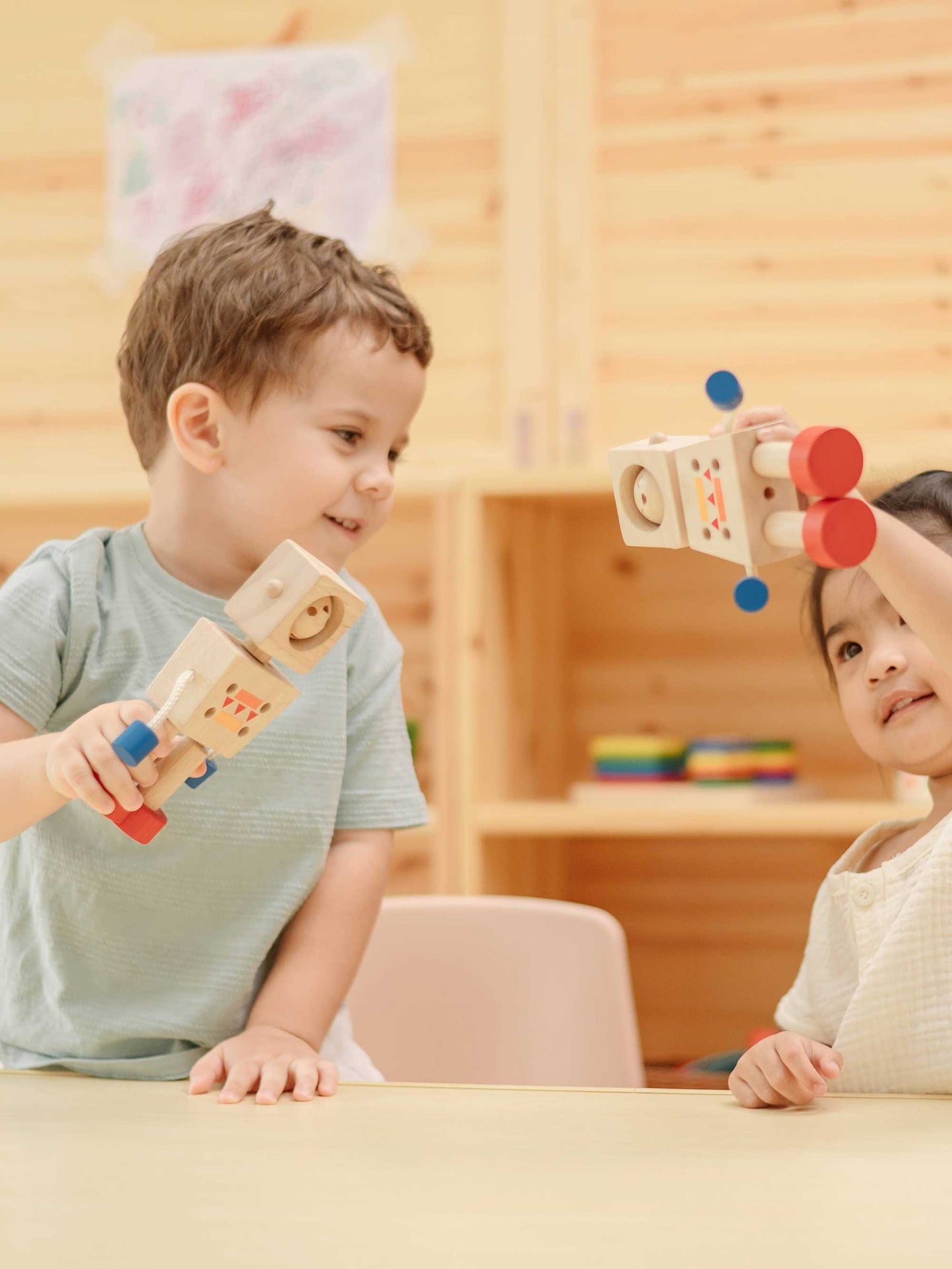 Mood Bot Wooden Toy