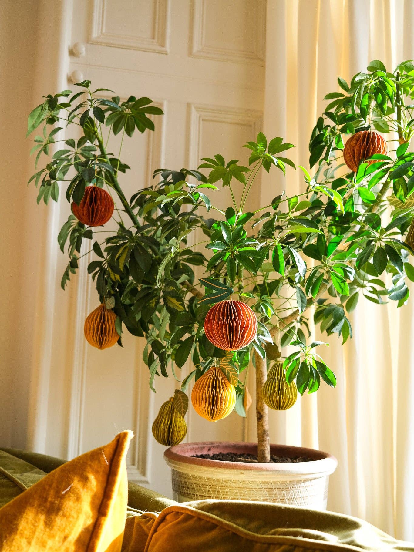 Lemon Honeycomb Ornament