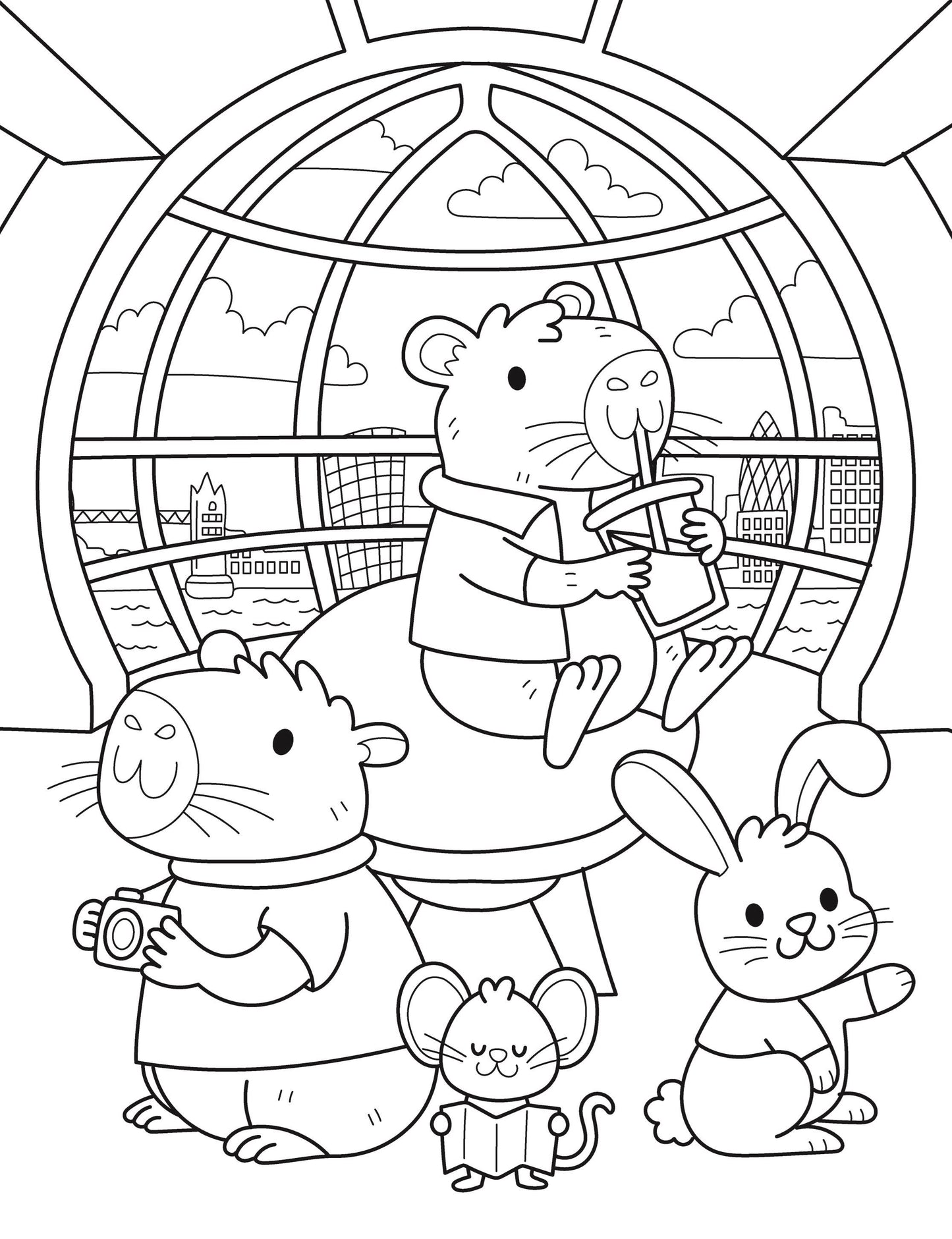 Cutie Colouring: London Cuties