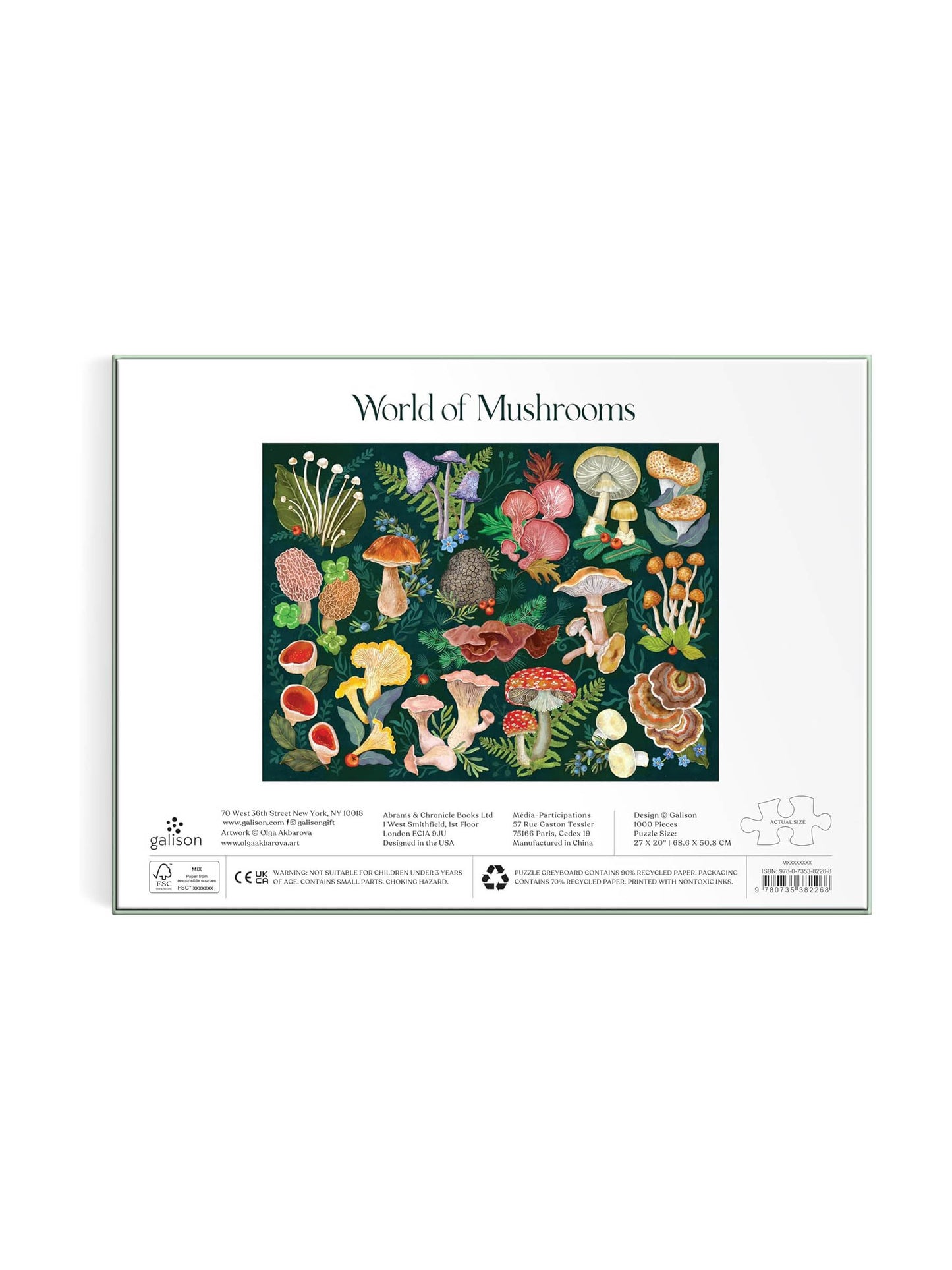 World of Mushrooms Jigsaw Puzzle