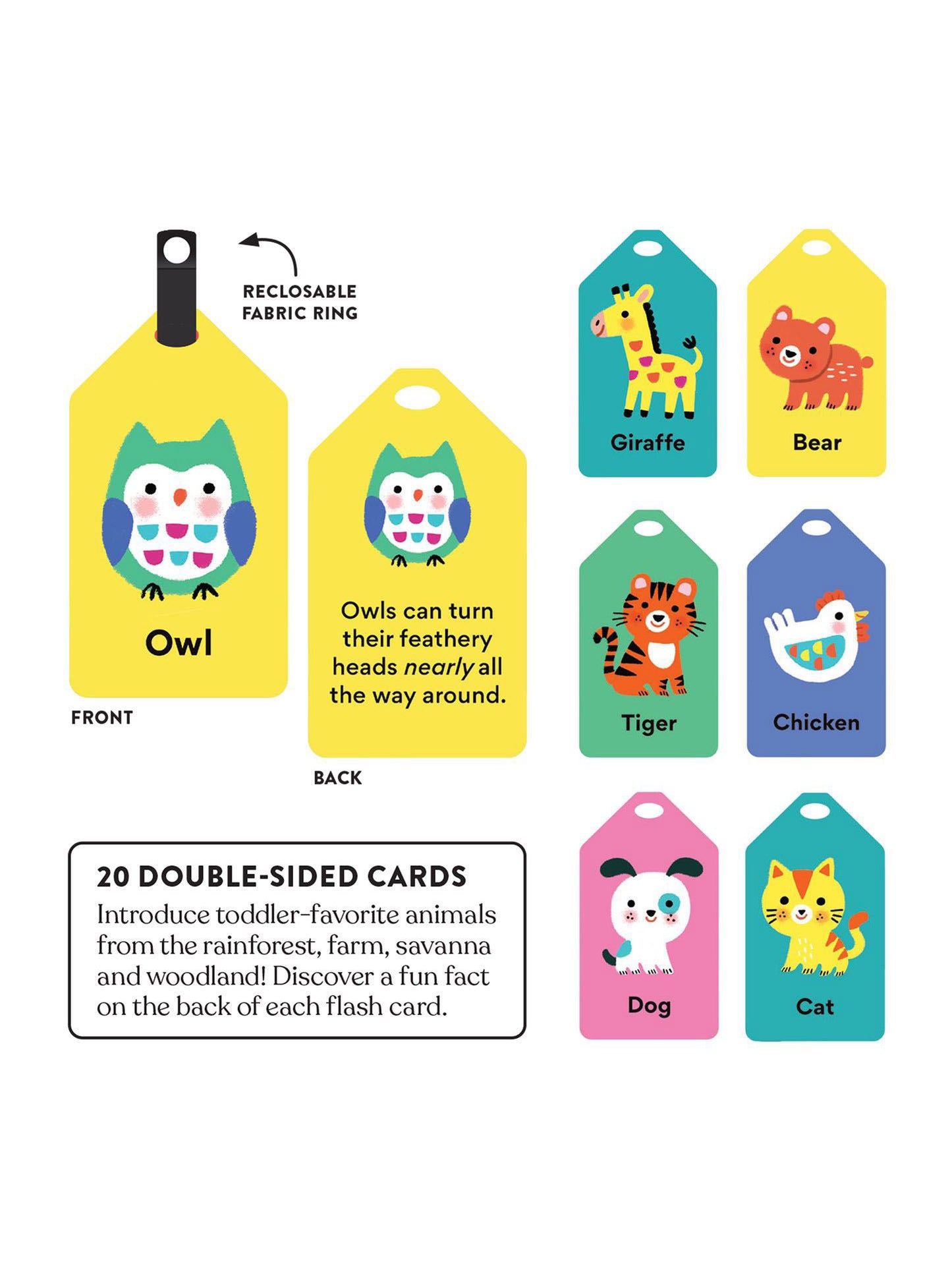 My First Animals Ring Flash Cards