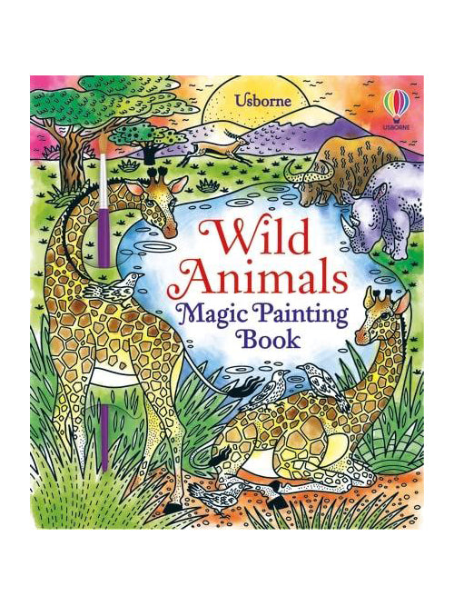 Wild Animals Magic Painting Book