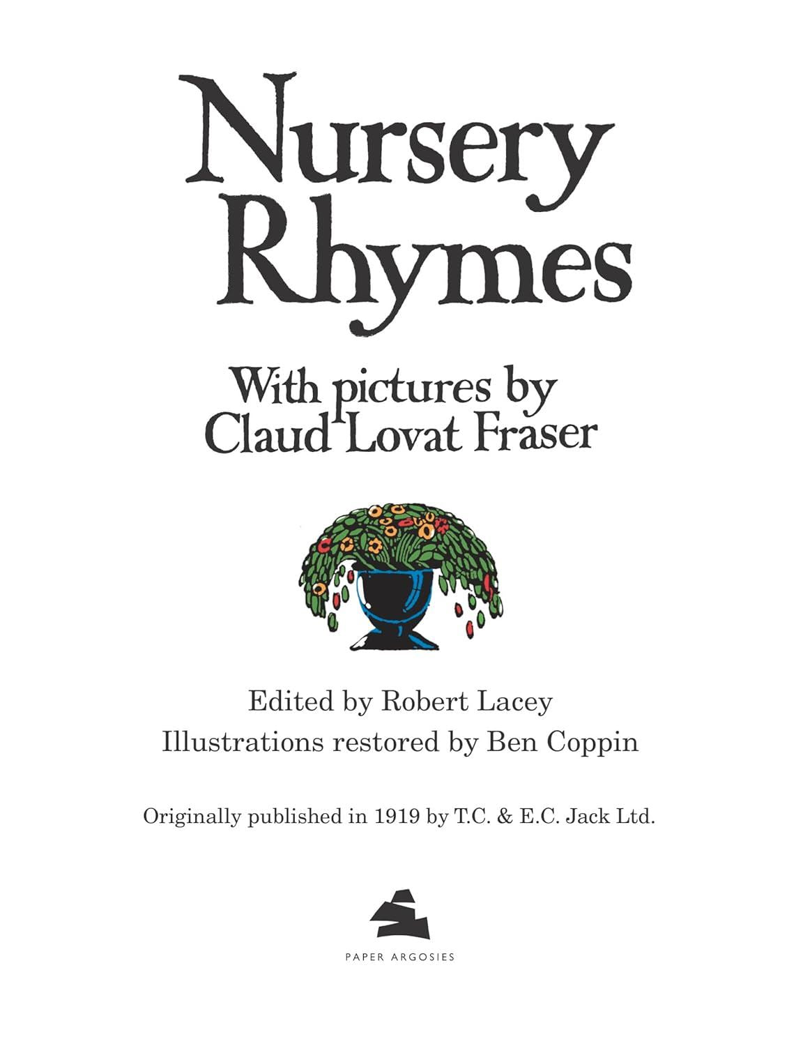 Nursery Rhymes With Pictures
