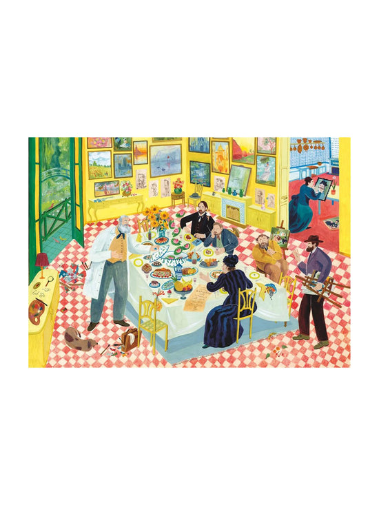 Dinner with Monet Jigsaw Puzzle