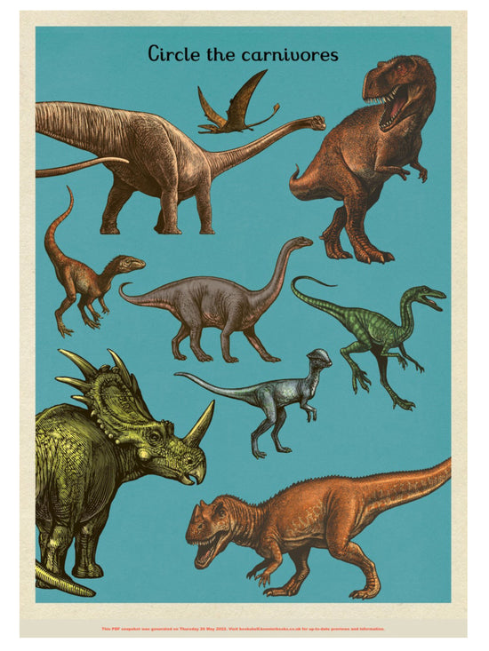 Dinosaurium Activity Book