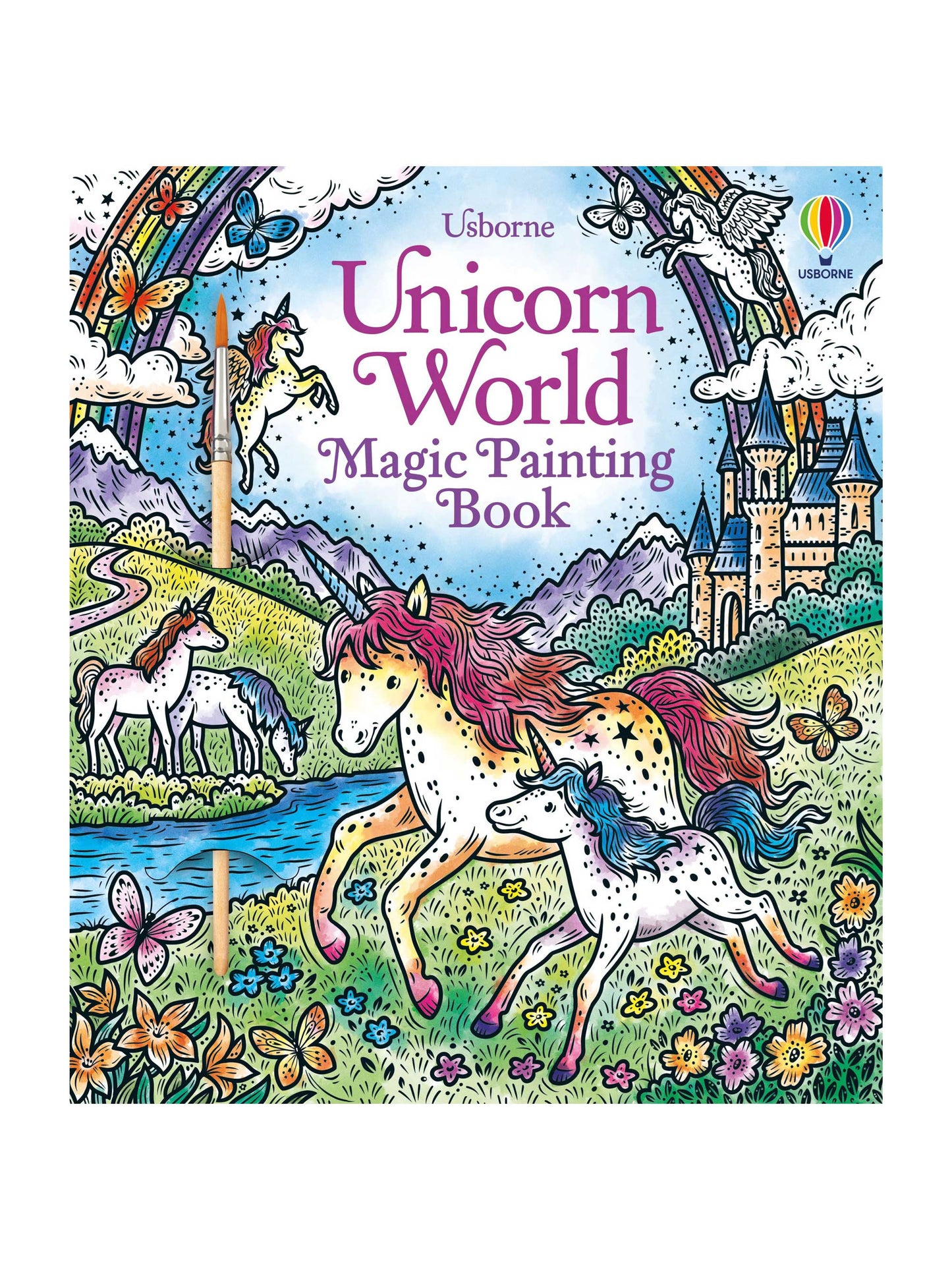 Unicorn World Magic Painting Book