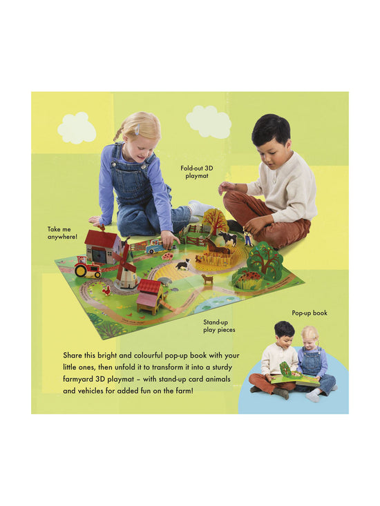 Pop Up & Play Farm: Book and Playmat
