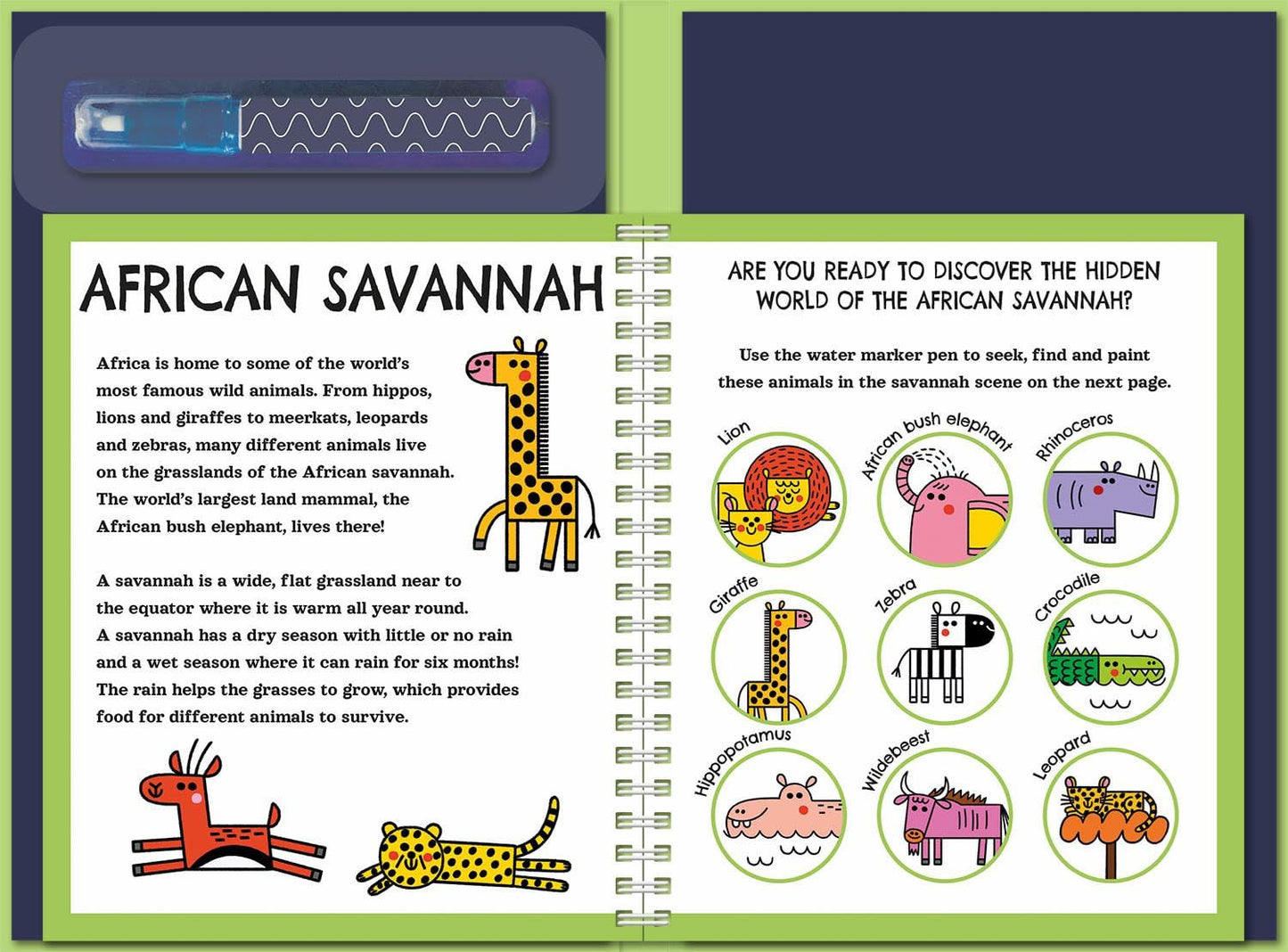 Wild Beasts Water Painting