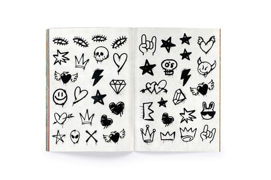 Graffiti Alphabet Sticker Book