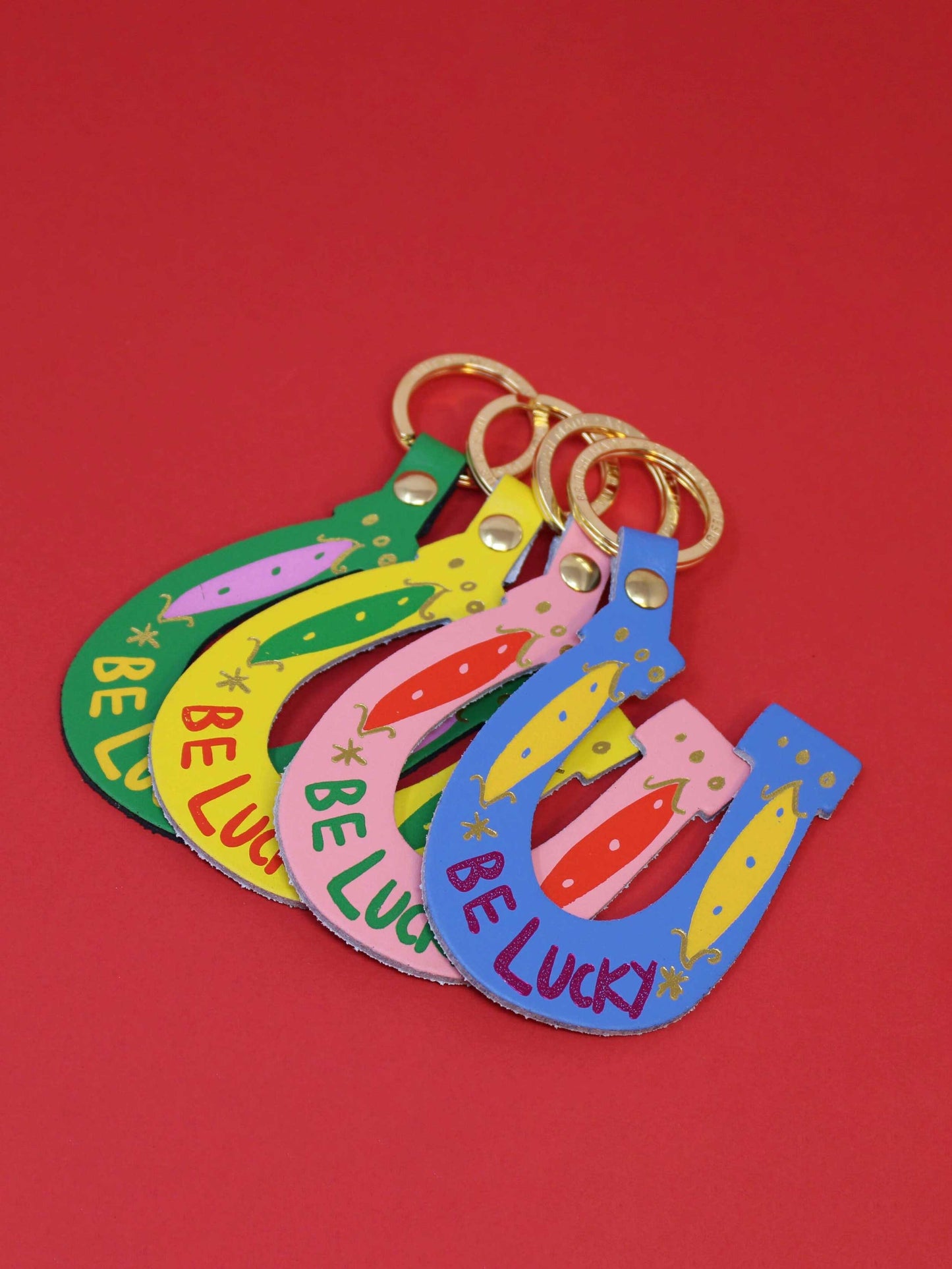 Cornflower Be Lucky Key Fob