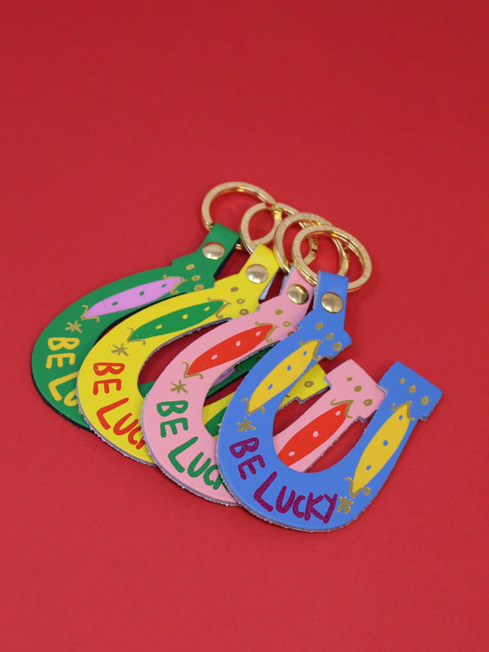 Cornflower Be Lucky Key Fob