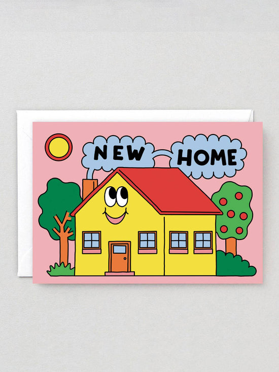 New Home Happy House Greetings Card
