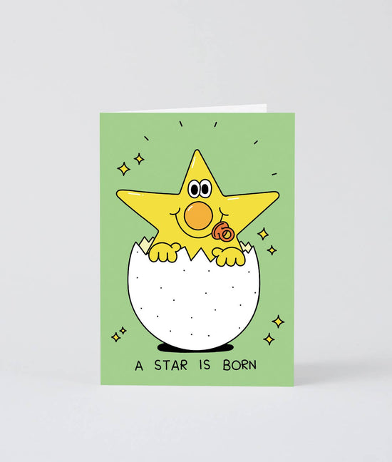 A Star Is Born Greetings Card