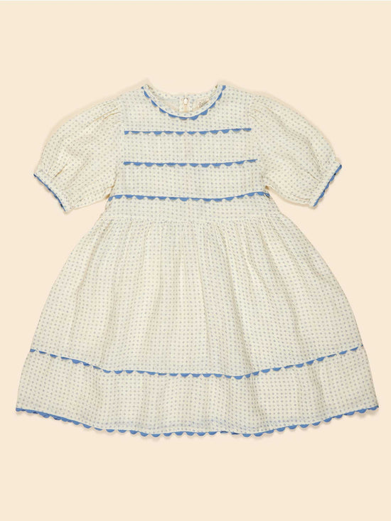 Abigail Dress: Dot Calico