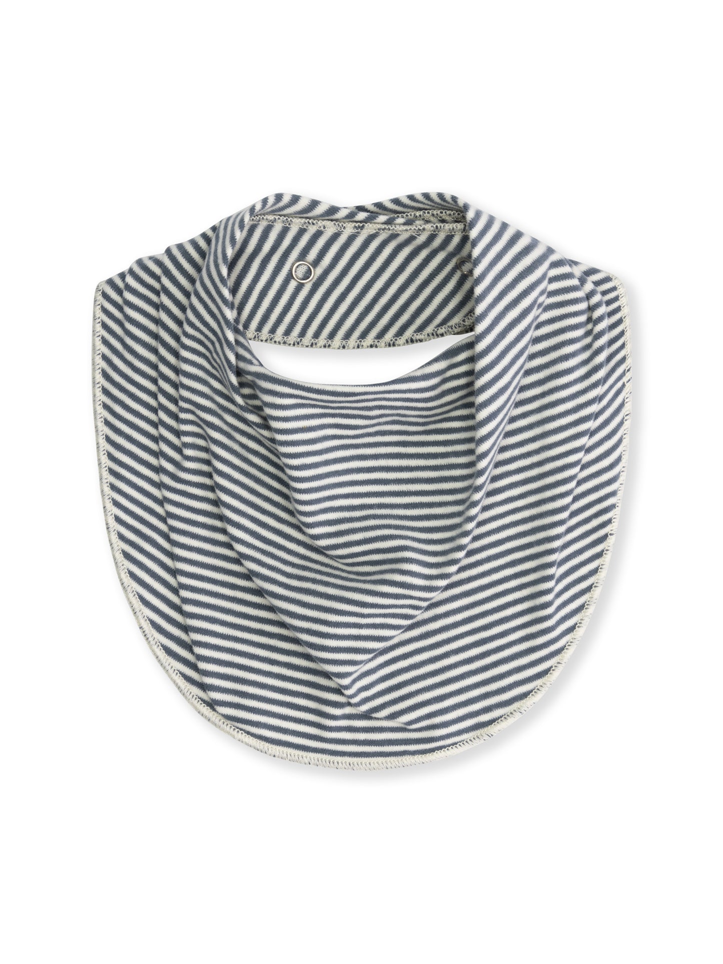 Blue Gray & Cream Baby Bib