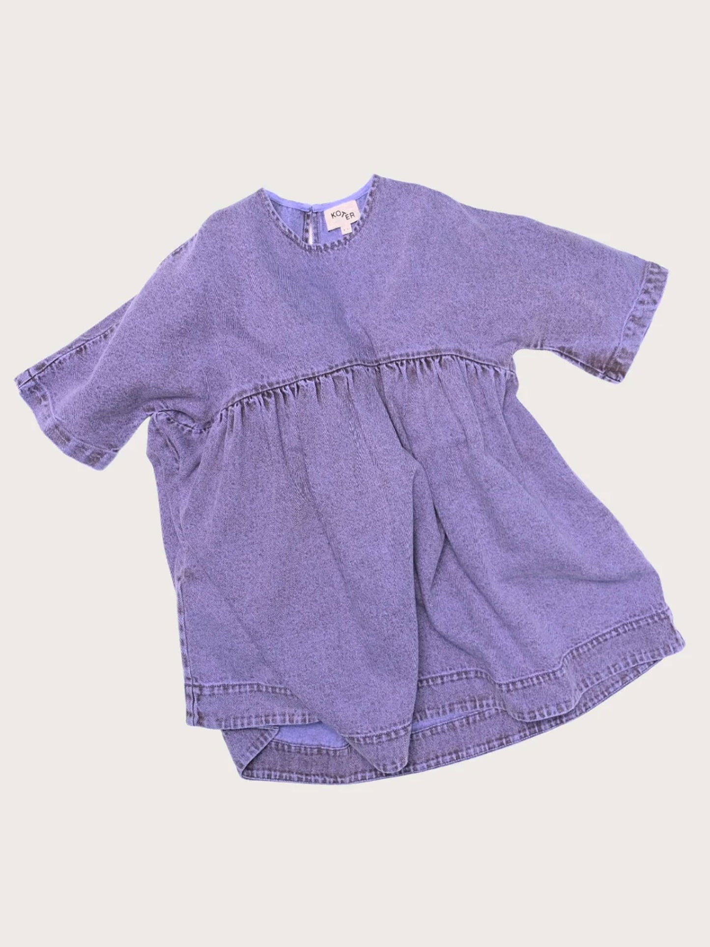Lilac Overdye Denim Rumi Dress
