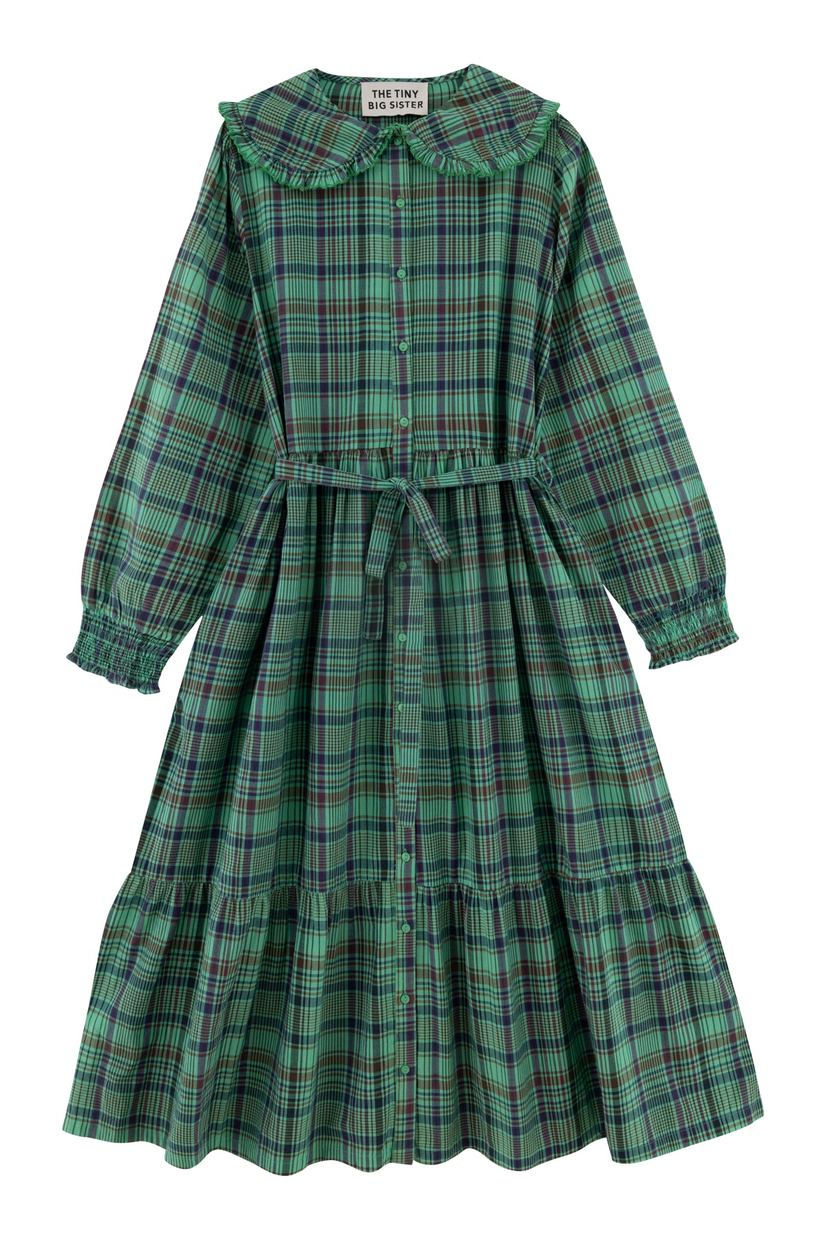 Load image into Gallery viewer, Emerald Check Dress
