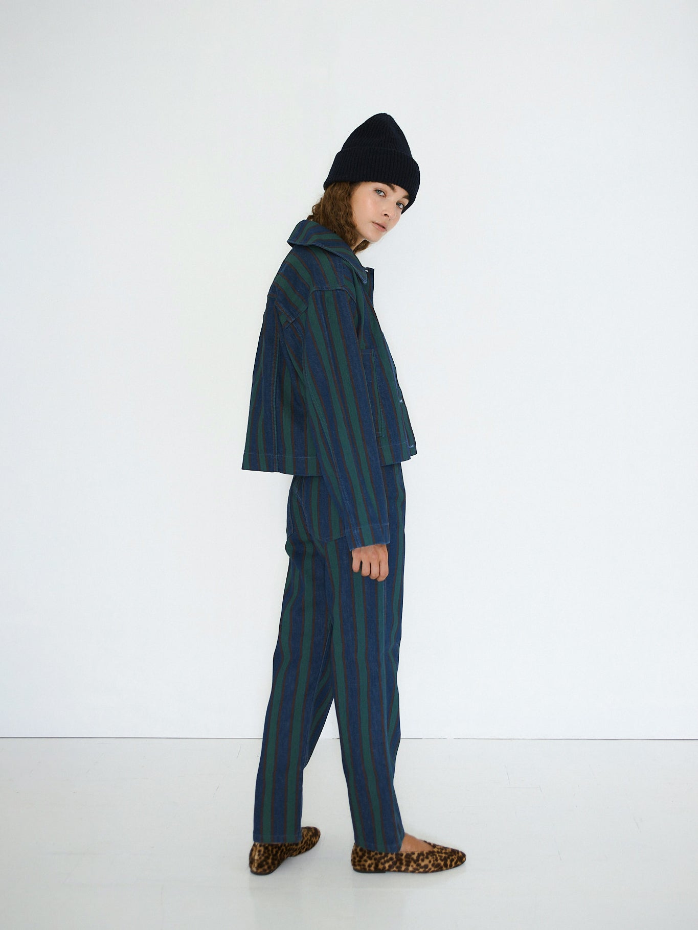 Maru Striped Denim